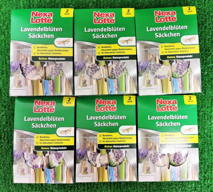 Evergreen Garden Care Nexa Lotte Lavendelblüten Säckchen Mottenschutz, 2 Stück