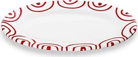 Gmundner Keramik Rotgeflammt Platte oval 21x14cm