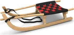 Kathrein Einsitzer Touren Rennrodel rot/schwarz