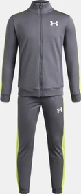 Under Armour Rival Strick Trainingsanzug castlerock/green citrine/white (Junior)