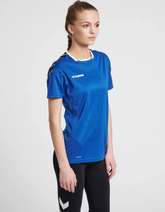 hummel Authentic Poly Jersey Funktionsshirt kurzarm true blue (Damen)