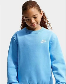 Nike Sportswear Club Fleece Sweatshirt football blue/white (Junior)