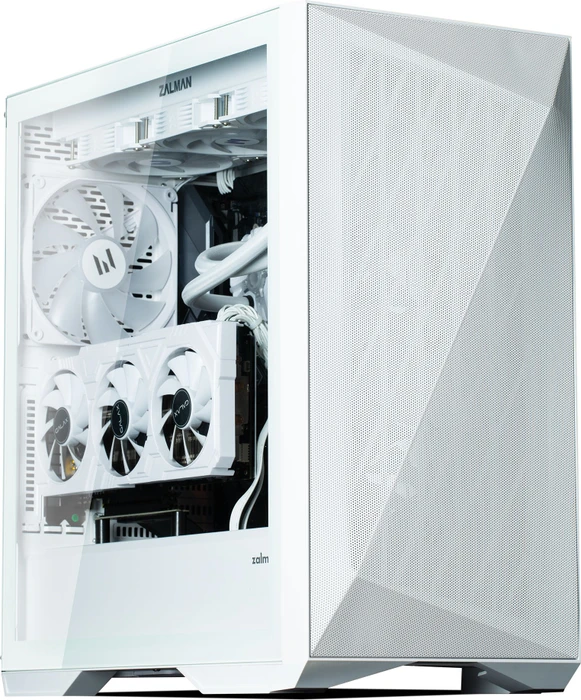 Zalman Z9 Iceberg MS_WHITE, weiß, Glasfenster
