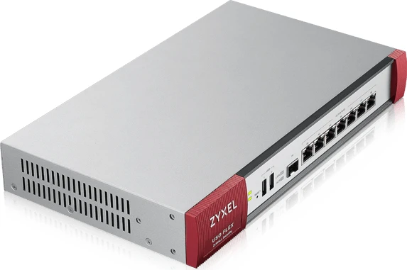 Zyxel ZyWALL USG FLEX 500 UTM Rackmount Firewall, 7x RJ-45, 1x SFP, Service Bundle, 1 Jahr
