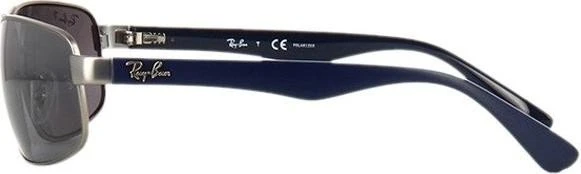 Ray-Ban RB3445 61mm grey-blue/polarized silver mirror