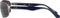 Ray-Ban RB3445 61mm grey-blue/polarized silver mirror Vorschaubild
