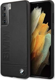 BMW Hard Cover Logo Imprint Signature Collection für Samsung Galaxy S21+ schwarz