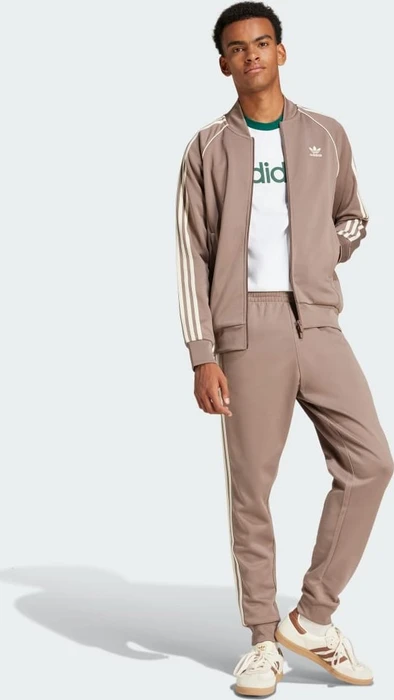 adidas Adicolor Classics SST Trainingshose lang trace brown (Herren)