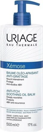 Uriage Xémose Anti-Itch Soothing Oil Balm, 500ml