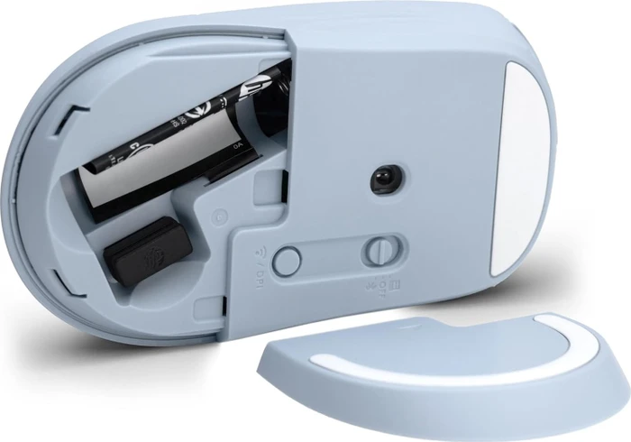 HP 400 Quiet Wireless Mouse, blau, USB/Bluetooth