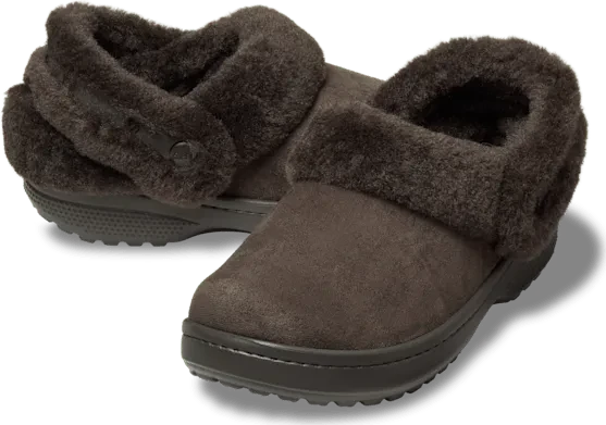 Crocs Classic Unfurgettable Vegan Suede Clog espresso