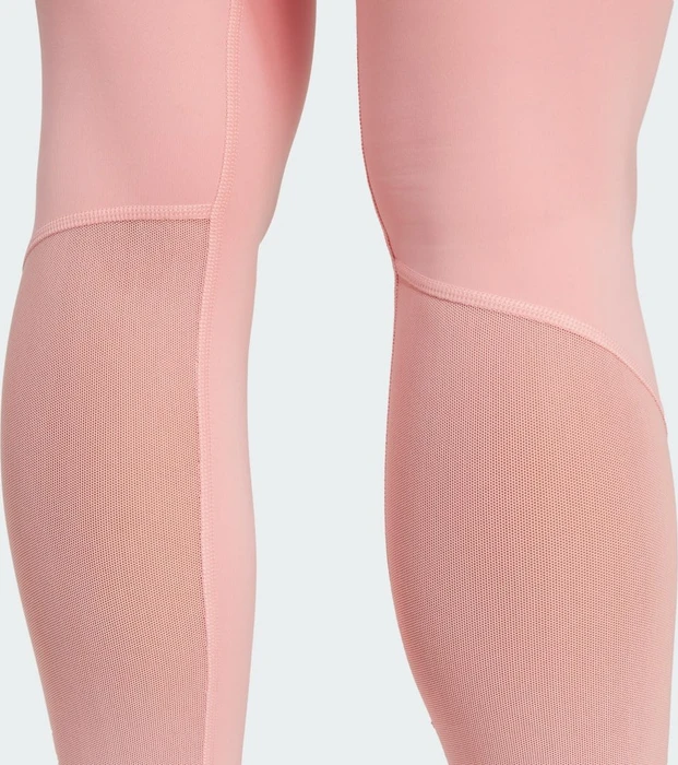 adidas TECHFIT Stash Pocket Full-Length Hose lang semi pink spark (Damen)