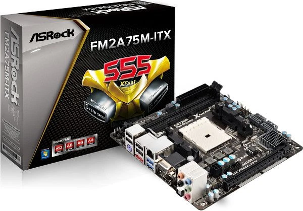 ASRock FM2A75M-ITX (AMD FM2)