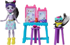 Mattel Enchantimals - Stinktierspass Frisiertisch mit Sage Skunk