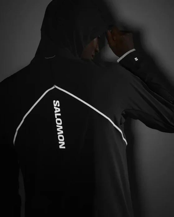 Salomon Sense Aero Hybrid Laufjacke deep black (Herren)