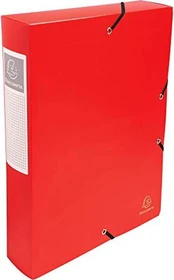 Exacompta Archivbox Kunststoff blickdicht 60mm, A4, rot