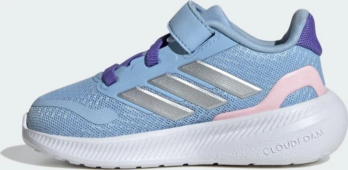 adidas Runfalcon 5 glow blue/silver metallic/clear pink (Junior)