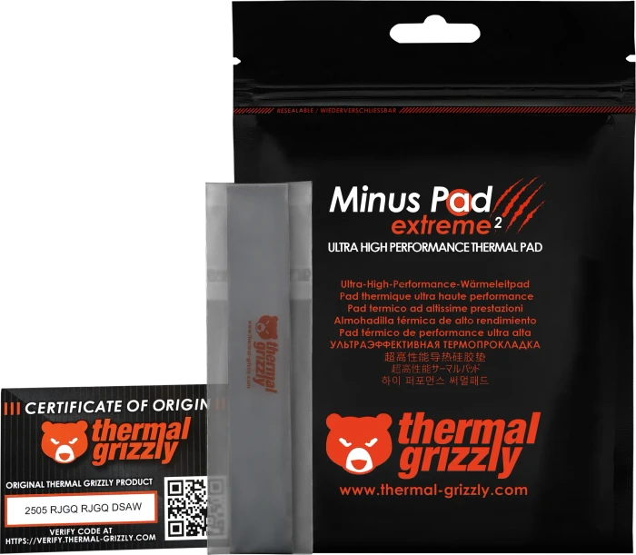 Thermal Grizzly Minus Pad Extreme 2, 120x20x2mm