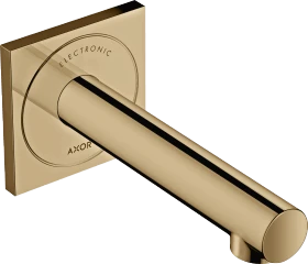 Hansgrohe Axor Uno Elektronik-Waschtischmischer Unterputz für Wandmontage mit Auslauf 161mm polished bronze
