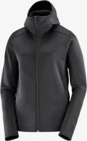 Salomon Outline Warm Hooded Jacke deep black (Damen)