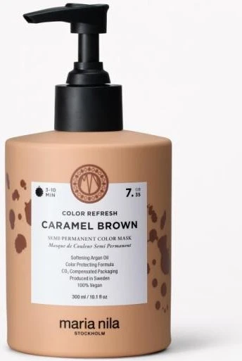 Maria Nila Colour Refresh 7.35 Caramel Brown Farbmaske, 300ml