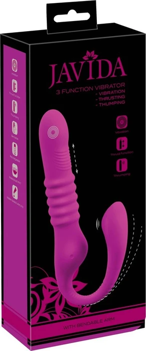Javida 3 Function Vibrator Dual Stimulation