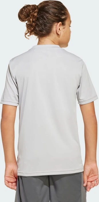 adidas Train Essentials Logo Regular Fit Funktionsshirt kurzarm grey two/white (Junior)