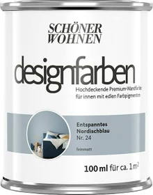Schöner Wohnen Designfarben innen entspanntes nordischblau, 100ml