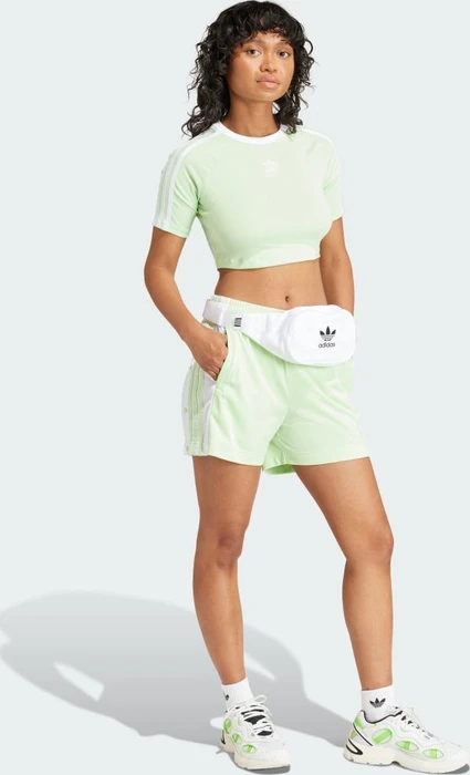 adidas 3-Streifen Baby T-Shirt kurzarm semi green spark (Damen)