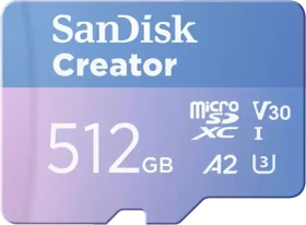 SanDisk Creator R190/W130 512GB Kit, UHS-I U3, A2, Class 10