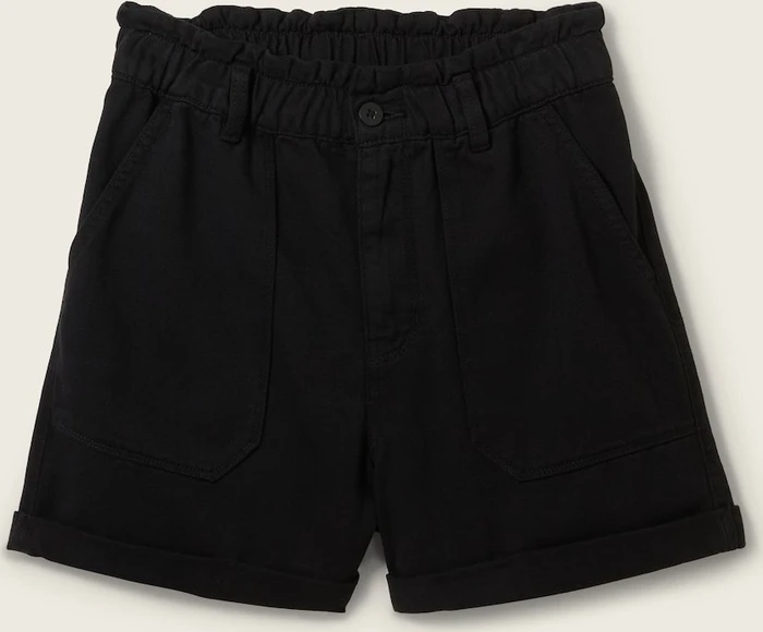 Tom Tailor Relaxed Jeans Shorts Jeans deep black (Damen)
