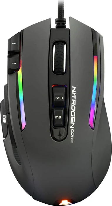 The G-Lab Kult Nitrogen CORE Gaming Mouse, schwarz, USB