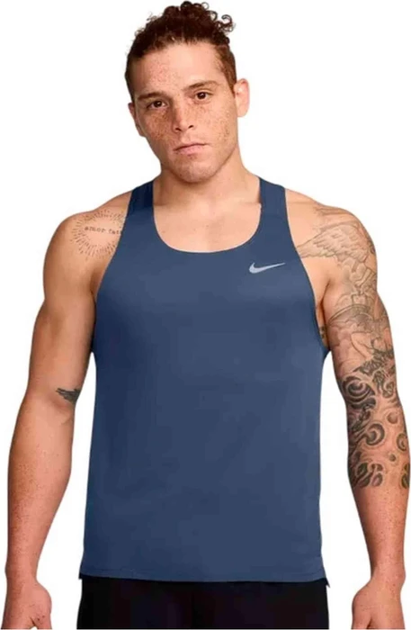 Nike Fast Dri-FIT Laufshirt ärmellos diffused blue (Herren)