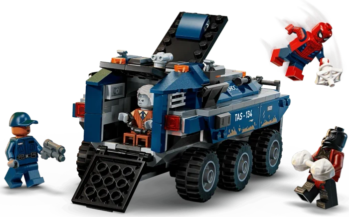 LEGO Marvel Super Heroes Spielset - Spider-Man Jagt den Gefängnistransporter
