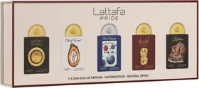 Lattafa Pride Collection Nr. 2 EdP Nebras + Art Of Wood + Pride Art Of Universe + Ansaam Gold + Kashan 20ml Duftset