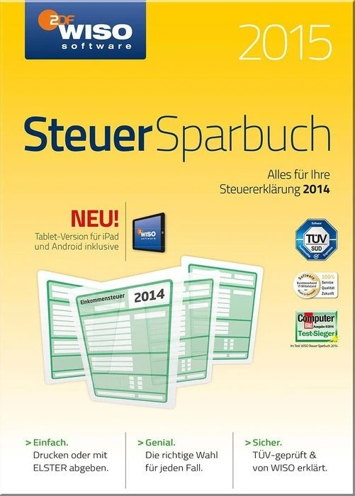Buhl Data WISO Steuer-Sparbuch 2015, ESD (deutsch) (PC)