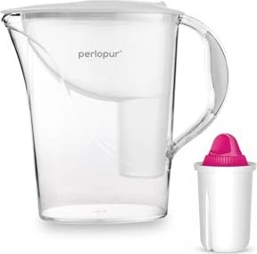 PearlCo Standard Tischwasserfilter inkl. Kartusche AquaMag weiß
