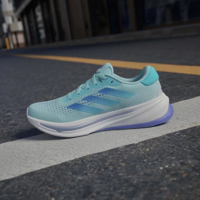 adidas Supernova Rise semi flash aqua/cobalt blue/blue spark met. (Damen)