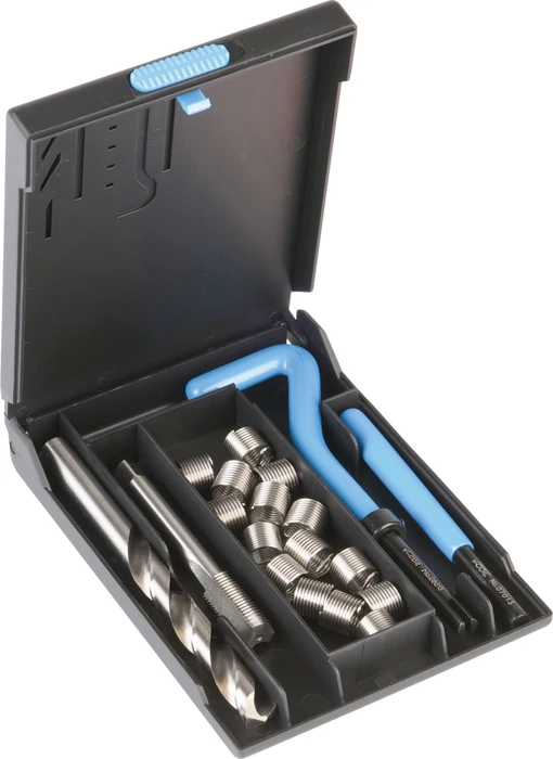 Völkel V-COIL Gewinde-Reparaturset M12x1.25mm inkl. Werkzeugbox, 14-tlg.