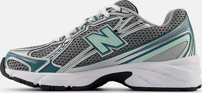 New Balance 740 silver metallic/new spruce/clay ash