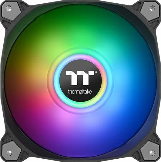 Thermaltake Pure Duo 14 ARGB Sync Radiator Fan schwarz, LED-Steuerung, 140mm, 2er-Pack