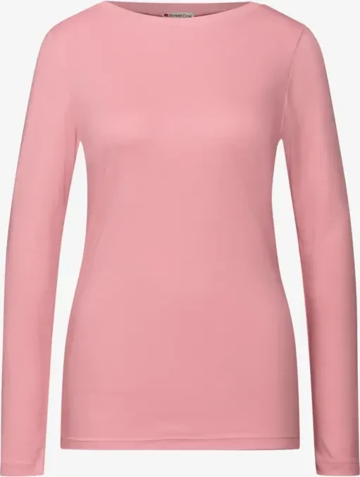 Street One Basic Shirt langarm powder pink (Damen)