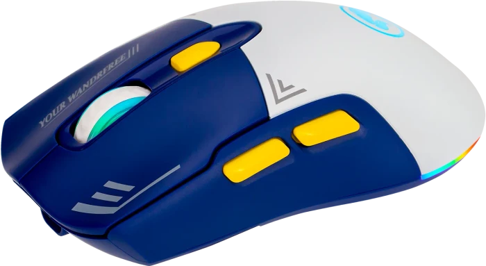 Marvo Scorpion M803W Duke 20 Gaming Mouse weiß/blau, USB