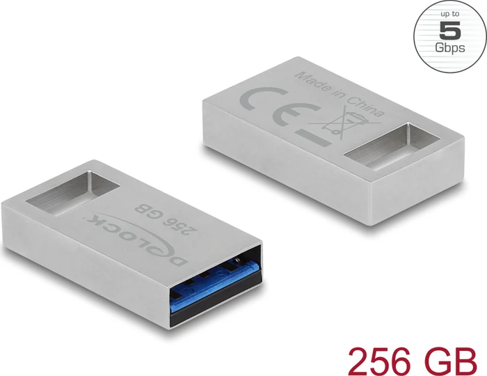 DeLOCK SuperSpeed USB Stick 256GB, USB-A, USB 3.2 Gen 1×1