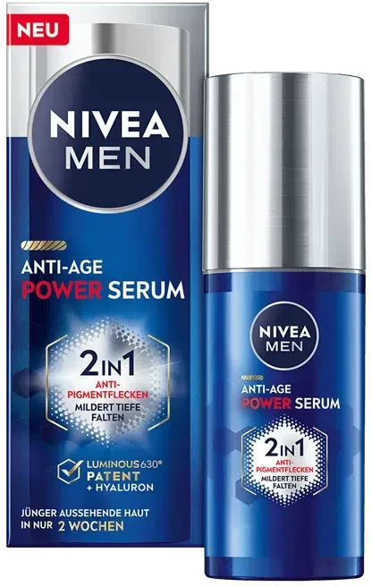 Nivea MEN Anti-Age 2in1 Power Serum, 30ml