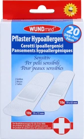 WUNDmed Sensitiv 2 Größen, 20 Stück