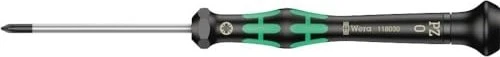 Wera Kraftform Micro 2055 Elektroniker Pozidriv Schraubendreher, PZ0x60mm