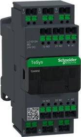 Schneider Electric Leistungsschütz LC1D 3p, +1S+1Ö, 5,5 kW, 12 A, 400 V AC3, Spule 24 V DC, SnapIN