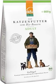 defu Geflügel Adult Katzenfutter, 3.20kg (4x 800g)