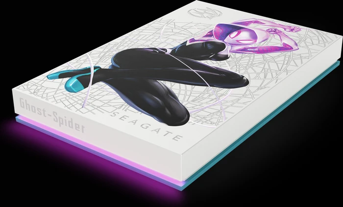 Seagate FireCuda Gaming HDD - Ghost-Spider Special Edition, 2TB, +Rescue, USB 3.0 Micro-B